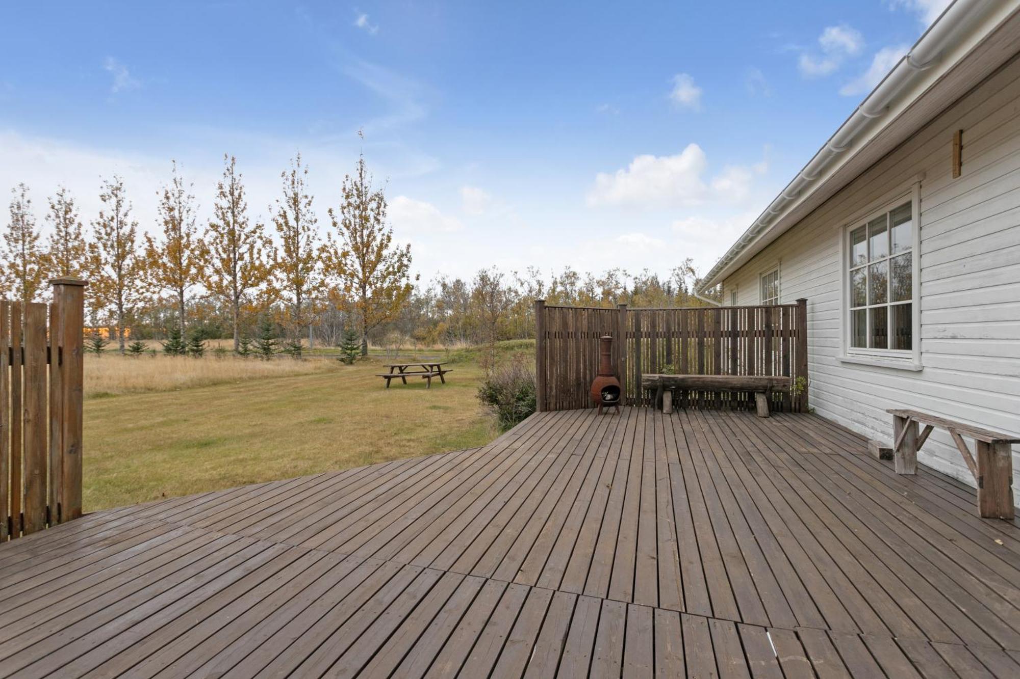 Charming Villa With A Hot Tub, By The Golden Circle Reykholt  Exterior photo